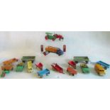 A quantity of play worn Dinky Toys,m to include: Leyland Comet, Bedford van,