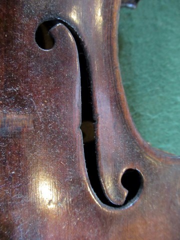 A cased violin, together with a Hill & Son bow. - Image 47 of 48