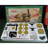 A Mamod live steam model traction engine kit, in original box.