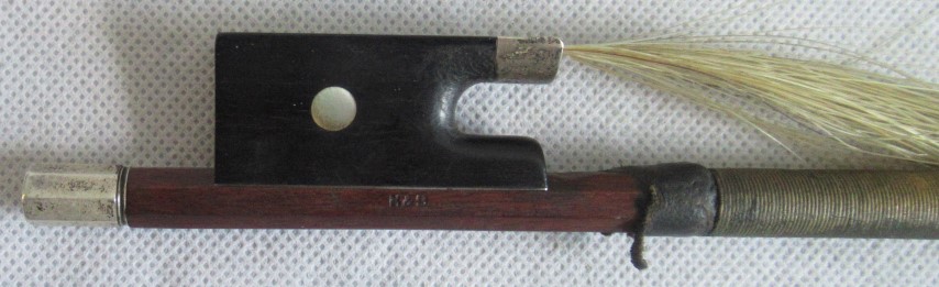 A cased violin, together with a Hill & Son bow. - Image 15 of 48