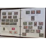 A collection of Ascension Island, St Helena, Niue and Nauru stamps, mint and used,