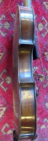 A cased violin, together with a Hill & Son bow. - Image 32 of 48