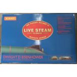 The Hornby Railway Live Steam 'oo' gauge, for Class A4 Dwight D Eisenhower Locomotive,