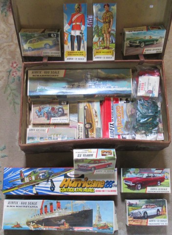 A large quantity of Airfix kits, to include: Ford Escort, Triumph Herald, Victor 2000 estate car,