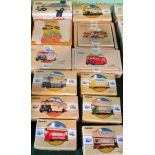 A collection of twelve Corgi vintage public service vehicles (boxed).