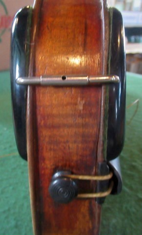 A cased violin, together with a Hill & Son bow. - Image 44 of 48