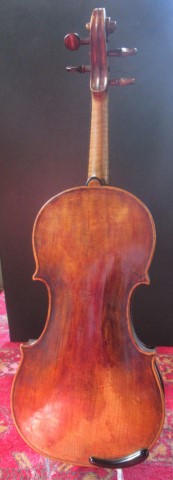 A cased violin, together with a Hill & Son bow. - Image 7 of 48