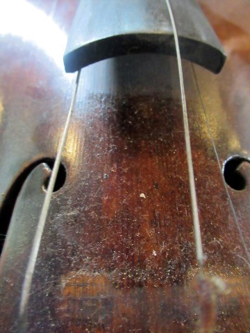 A cased violin, together with a Hill & Son bow. - Image 45 of 48