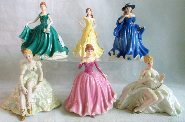 A Coalport figurine 'Sentiments Thinking of You',
