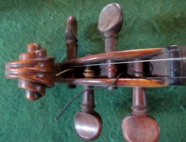 A cased violin, together with a Hill & Son bow. - Image 41 of 48
