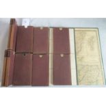 A collection of 19th century James Wyld canvas backed slipped cased maps of the world.