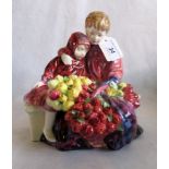 Royal Doulton, 'Flower Seller's Children HN1342'.