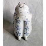 A Burnham pottery cat.