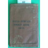 A 1913 Officer's Field Pocket Book, once belonging to Lt R J Sinclair, 5th KOSB,