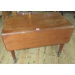 A Victorian mahogany drop flat Pembroke table.