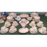 A Gainsborough bone china part-dinner service,