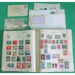 An album containing a quantity of British and all world stamps.