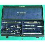 A quantity of technical drawing instruments,