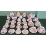 A large quantity of miscellaneous teawares, to include: eight piece tea service 'Mottis Font Roses',
