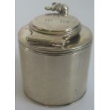 John Douglas, an early 19th century hallmarked travelling inkwell,