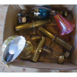 A quantity of miscellaneous lamps and picture lights.