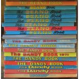 A collection of 18 Beano and Dandy annuals.