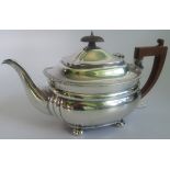 A Victorian hallmarked teapot.