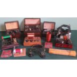 A large collection of crystal related radio sets, to include: The Ampliphone Crystal Receiver,