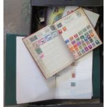 A collection of mainly GB stamps in various albums,