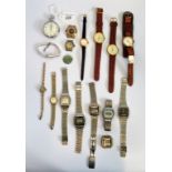 A collection of ladies and gent's wristwatches,
