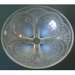 R Lalique no. 3200 Coquilles pattern bowl, etched to base.