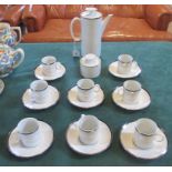 Thomas, Germany an eight sitting coffee service comprising coffee pot,