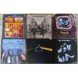 12 vinyl LP's to include Pink Floyd: Dark Side of the Moon and The Wall, Emerson Lake and Palmer,