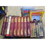 A quantity of miscellaneous books to include various volumes of punch magazine,