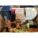 A quantity of miscellaneous items, to include: three Cherished Teddies,