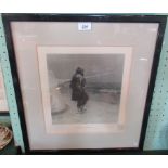 Snaffles, a framed and glazed coloured lithograph 'Ubique means'. Signed.