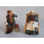 Two Royal Doulton figures, Owd Willum HN2042, together with Forty Winks HN1974.