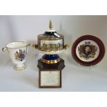 An Aynsley limited edition wedding chalice,