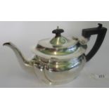 A 20th century hallmarked teapot, Birmingham 1912.