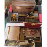 Two boxes containing a large quantity of miscellaneous items,