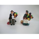 A pair of Royal Doulton figures, The Balloon Man HN1954,