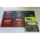 A quantity of seven limited edition Giles annuals.