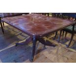 A 19th century mahogany tilt-top breakfast table on quadruple base.