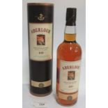 A bottle of 10 year old Aberlour Single Highland Malt Scotch Whisky.