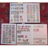 A collection of mainly European stamps, contained in ten albums.