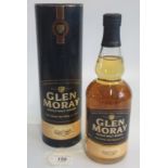 A single bottle of Glen Moray Single Speyside Malt Scotch Whisky, 70cl, 40% vol.