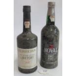 A bottle of Noval Late Bottled Vintage 1987 Port,