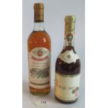 A bottle of Sauternes Desert Wine, 73cl, together with a bottle of Tokaji Aszu Desert Wine.