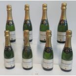 Eight bottles of Baron de Marck Champagne, all 375ml.