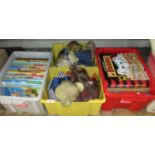 Four boxes containing a large quantity of Beano and otherd related books and annuals,
